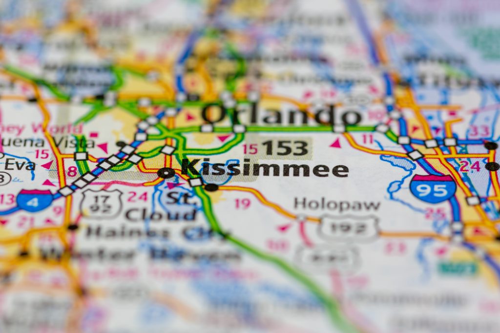 Kissimmee, Florida Map 
